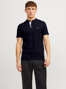 Jack & Jones Einfarbig Polo T-shirt -Dark Navy - 12199711