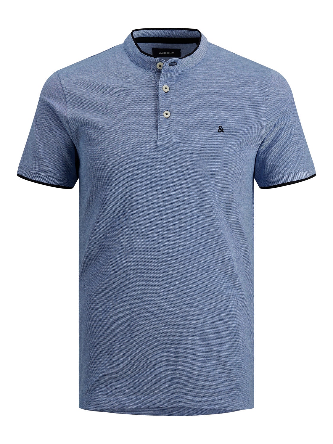Jack & Jones Enfärgat Polo T-shirt -Bright Cobalt - 12199711
