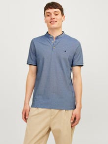 Jack & Jones Enfärgat Polo T-shirt -Bright Cobalt - 12199711