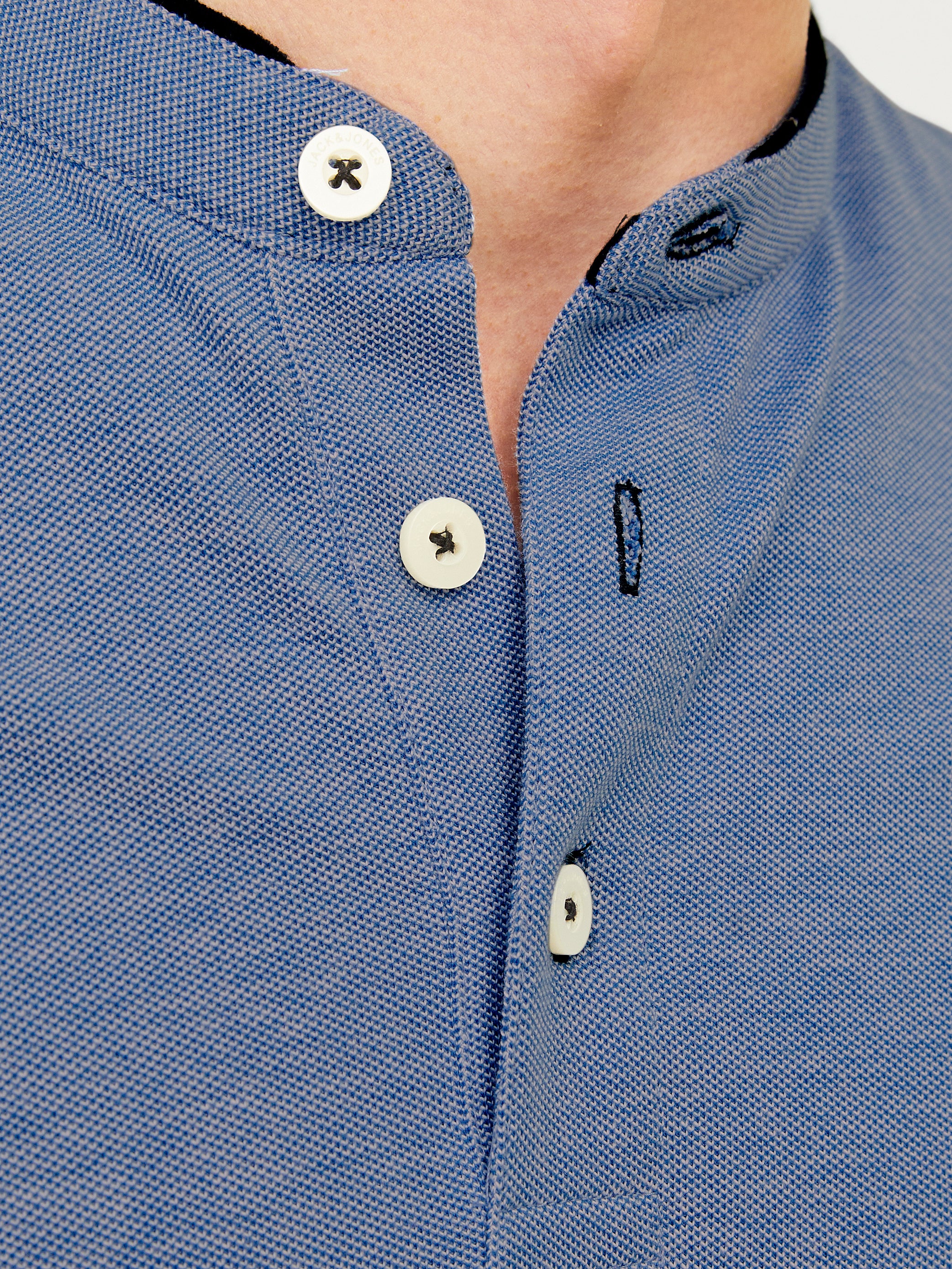 Einfarbig Polo T-shirt | Dunkelblau | Jack & Jones®