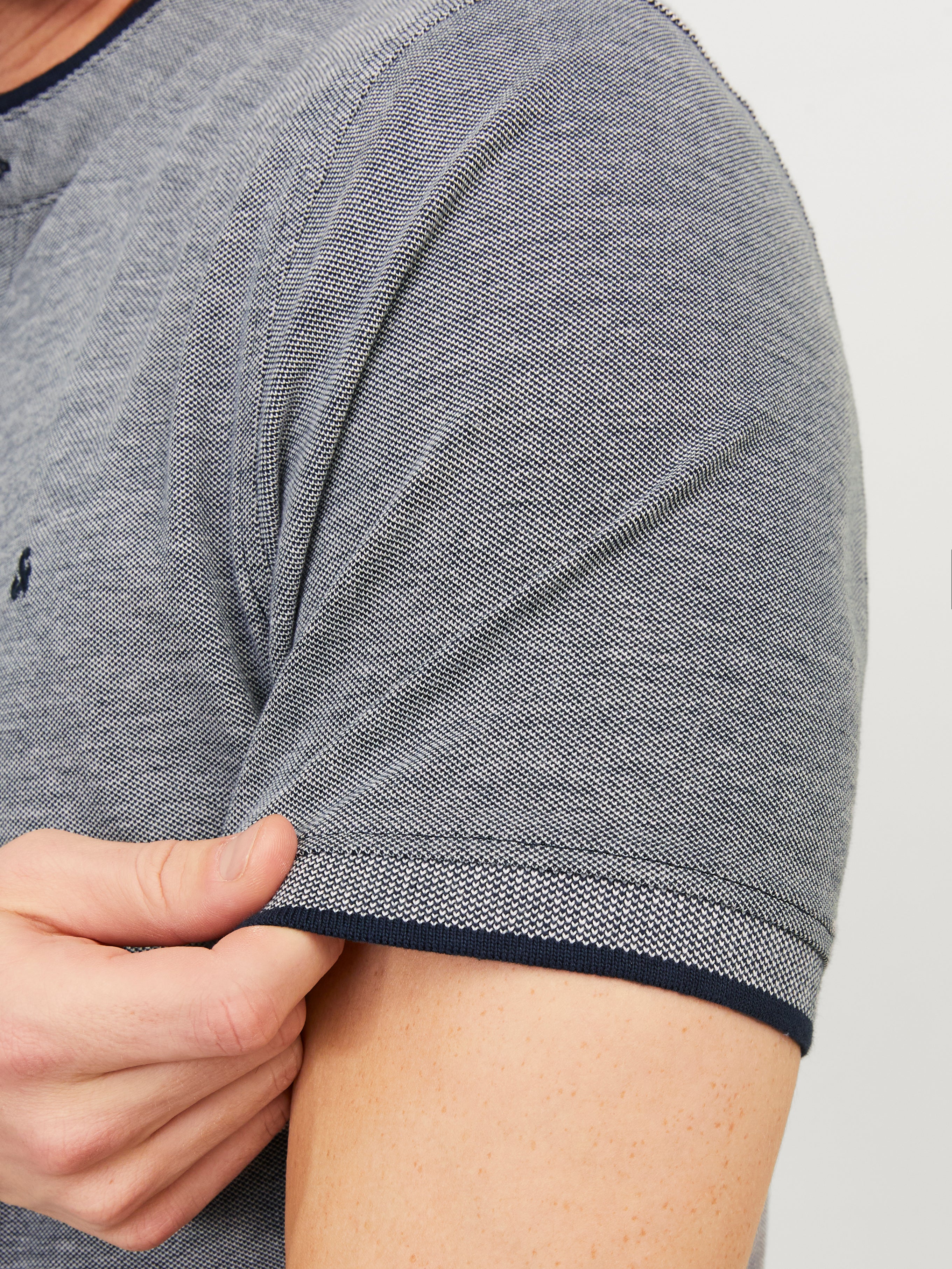 Jack & Jones Bez vzoru Polo límec Tričko -Blue Depths - 12199711