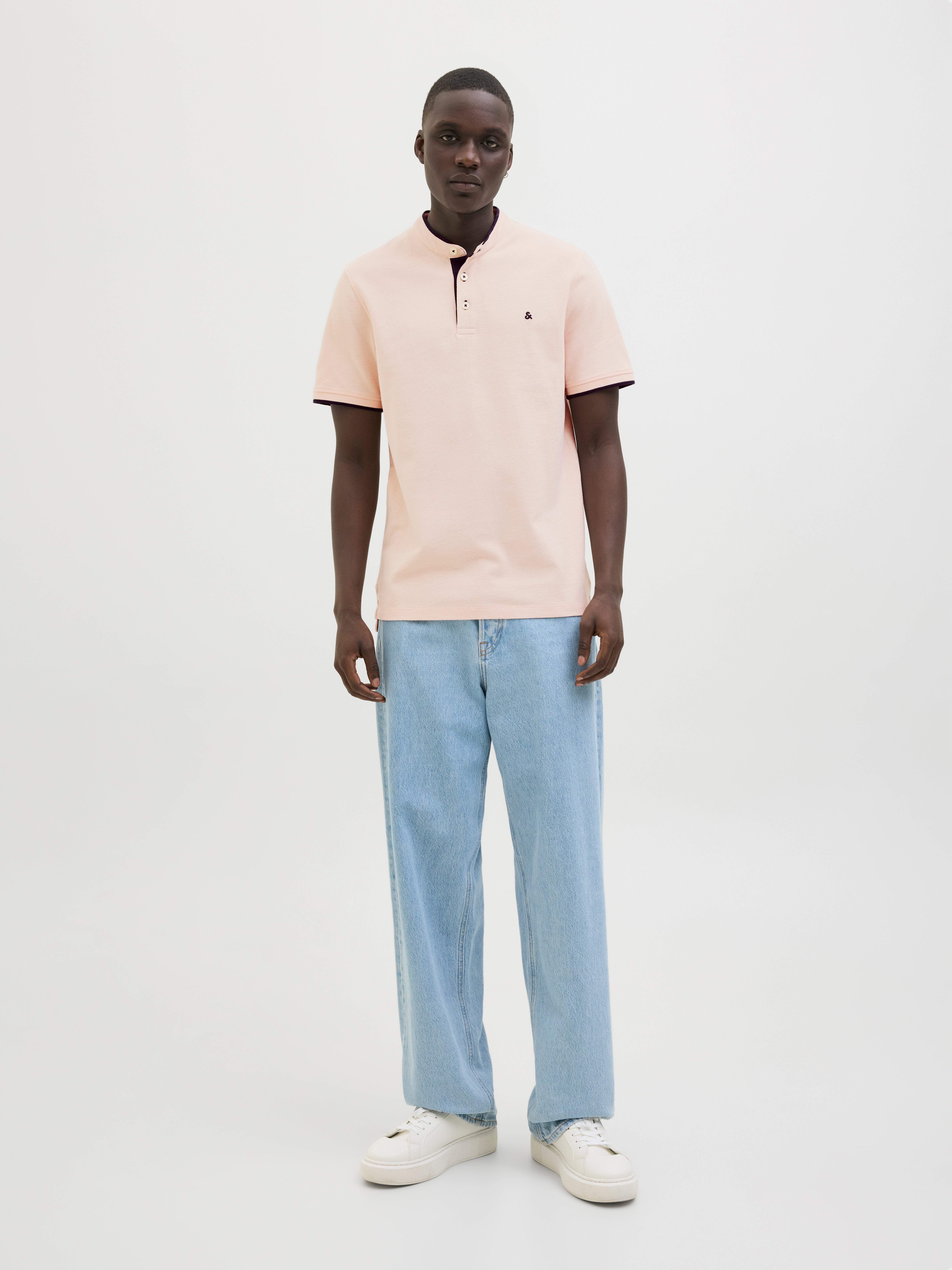 Thumbnail - Einfarbig Poloshirt