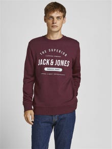 Jack & Jones 2-pak Logo Sweatshirt med rund hals -Navy Blazer - 12199820