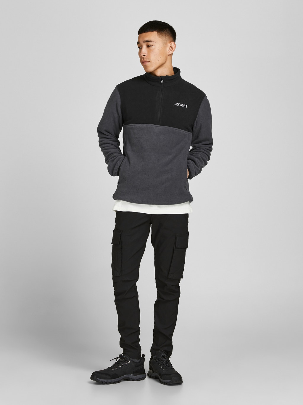 half zip jack and jones