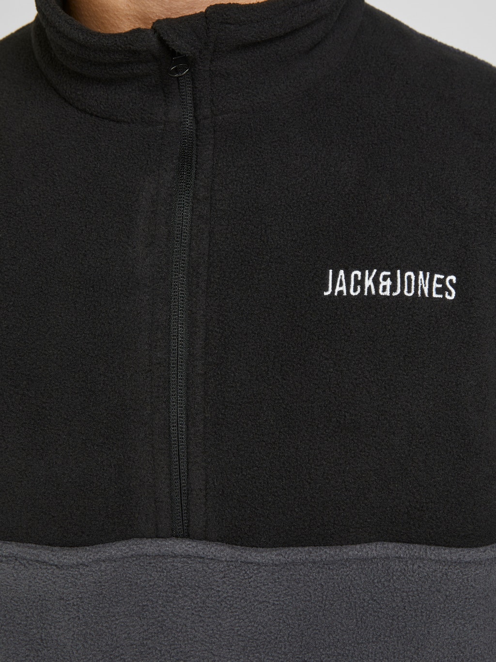 jack and jones half zip fleece