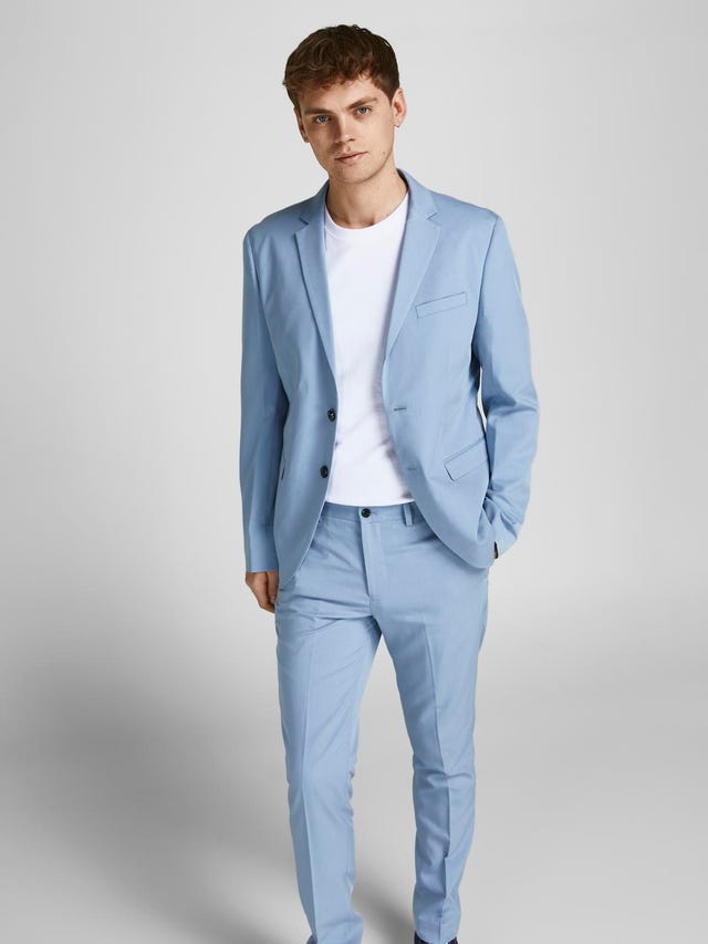 Grey Jeans with Blue Shirt Outfits For Men (117 ideas & outfits