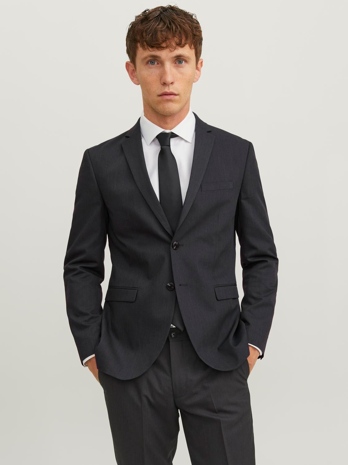 Jack & Jones JPRFRANCO Blazers Super Slim Fit -Dark Grey Melange - 12199891