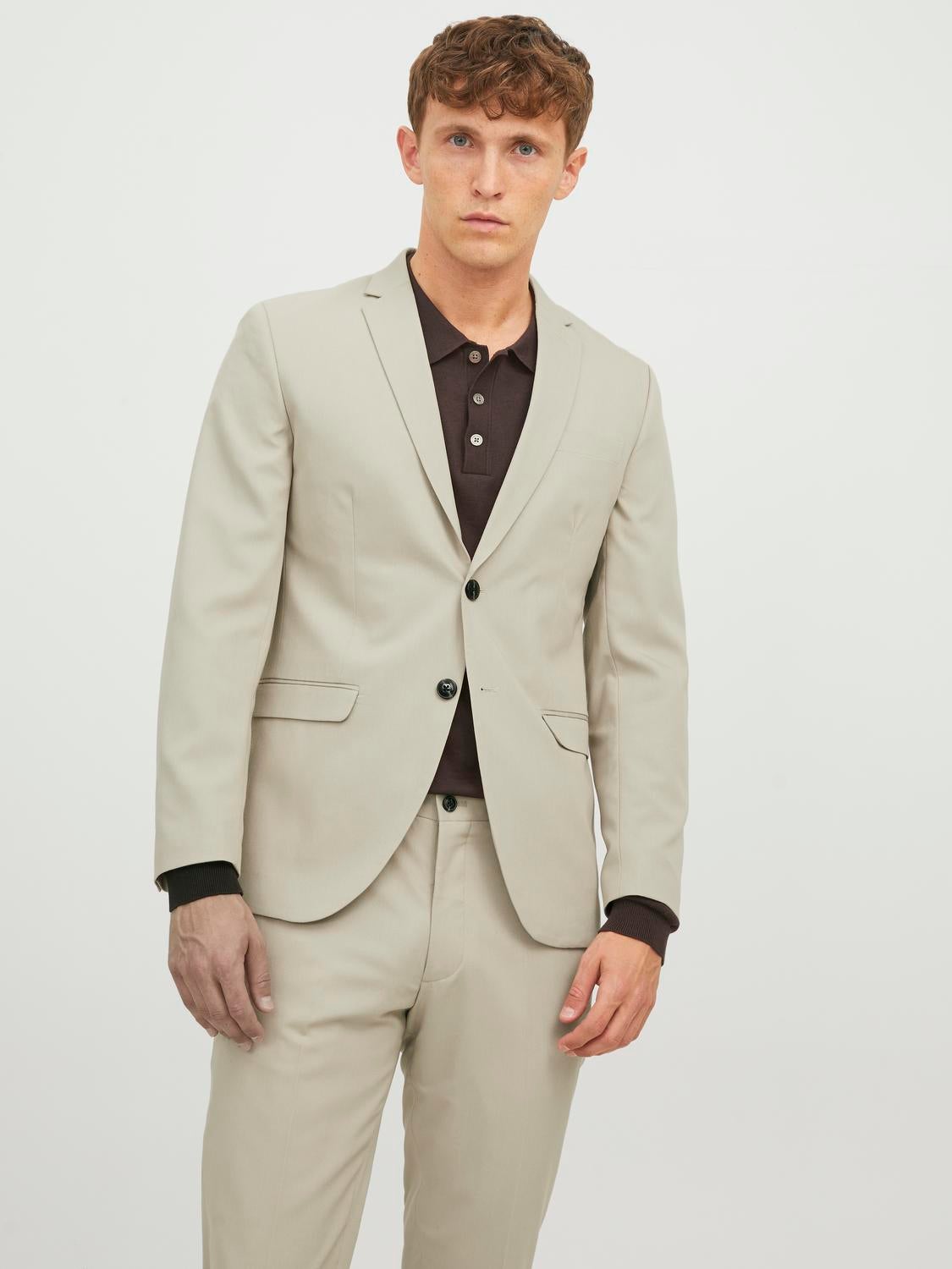 JPRFRANCO Super Slim Fit Blazer | Light Grey | Jack & Jones®