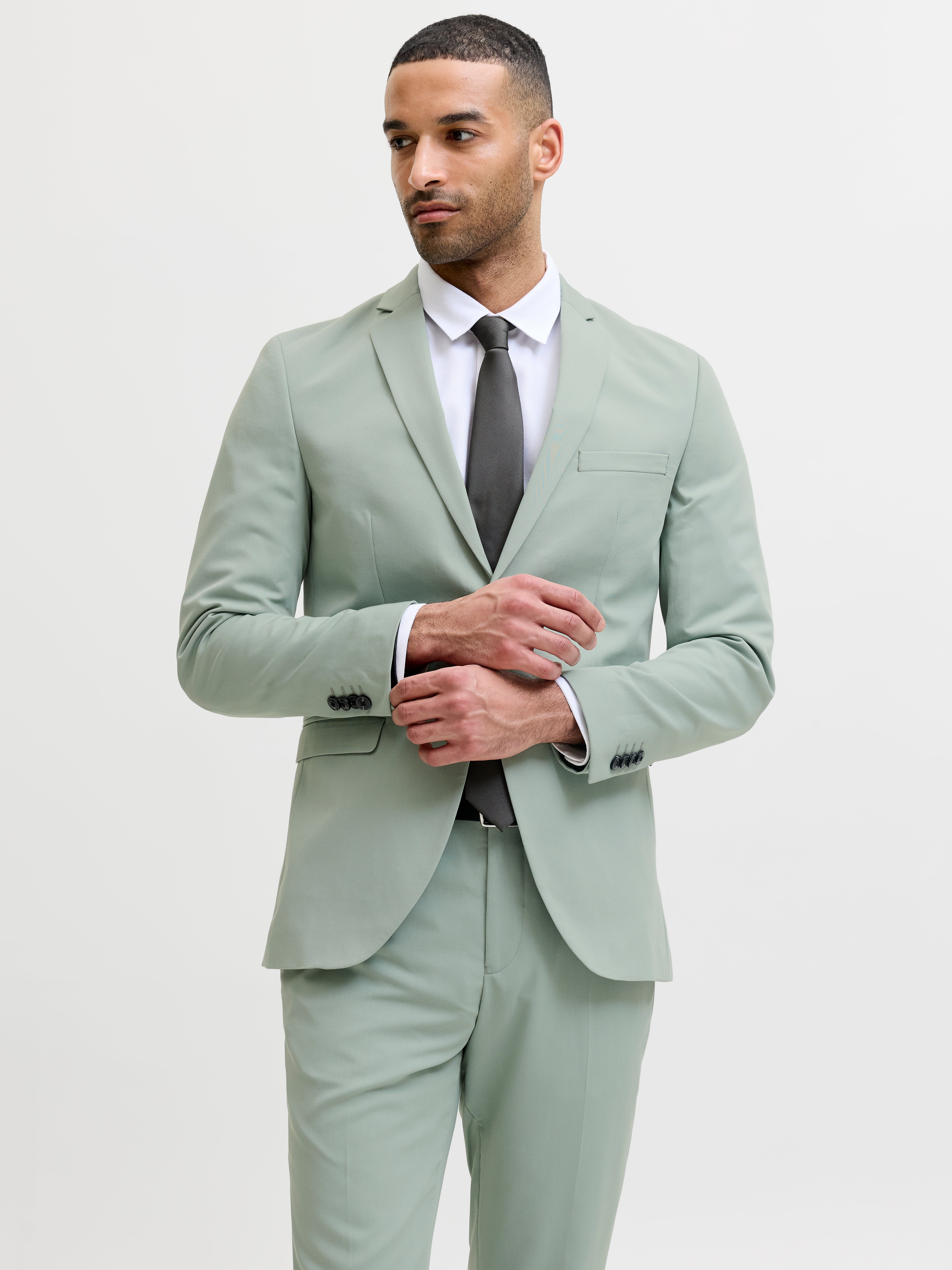 Jack & Jones JPRFRANCO SUIT PLUS SIZE - Jakkesæt - Balsam Green/grøn Jack & Jones JPRFRANCO SUIT PLUS SIZE - Jakkesæt - Balsam Green/grøn