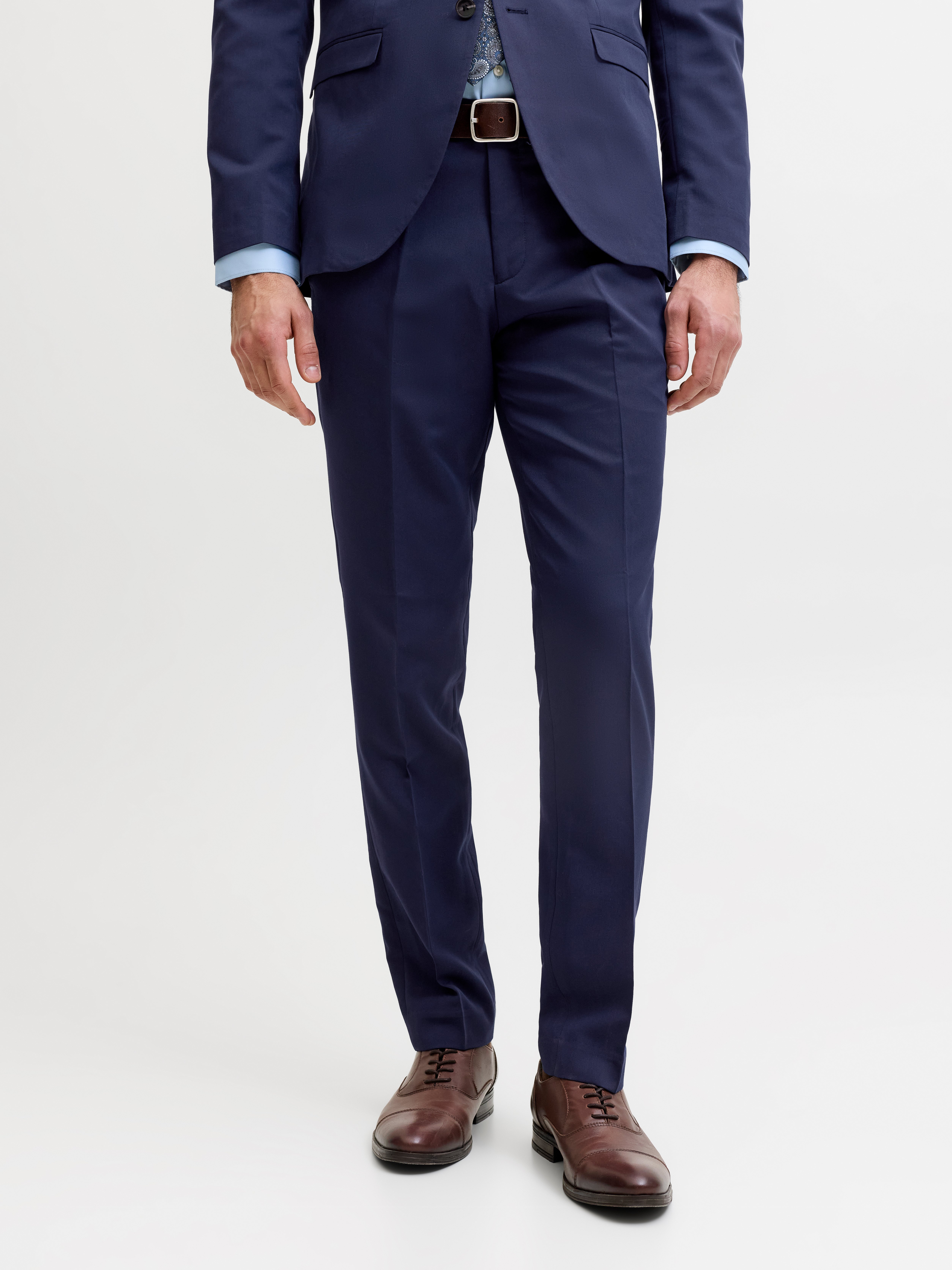 Jack & Jones JPRFRANCO Super Slim Fit Szabott nadrág -Medieval Blue - 12199893