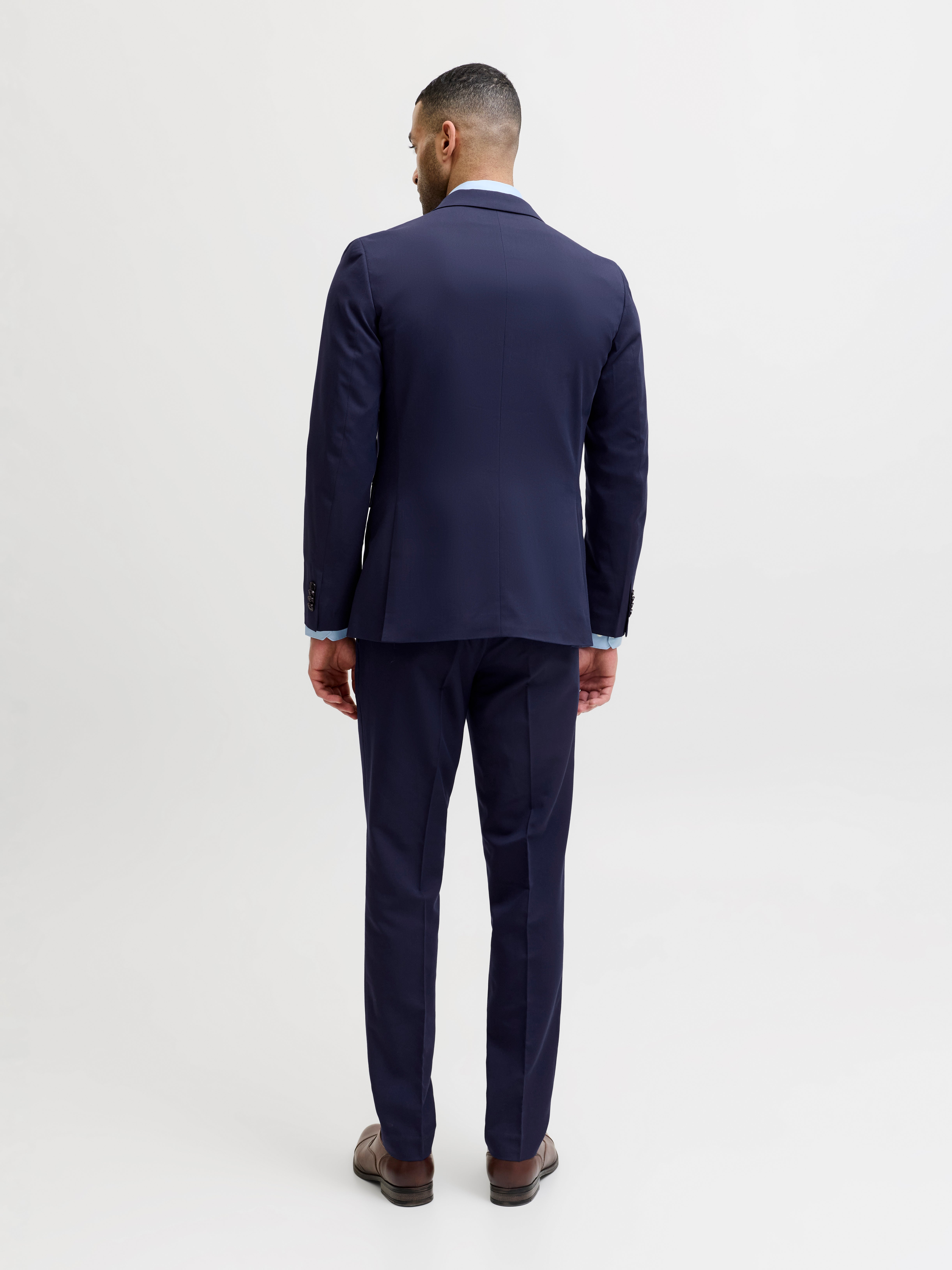 Jack & Jones JPRFRANCO Super Slim Fit Szabott nadrág -Medieval Blue - 12199893