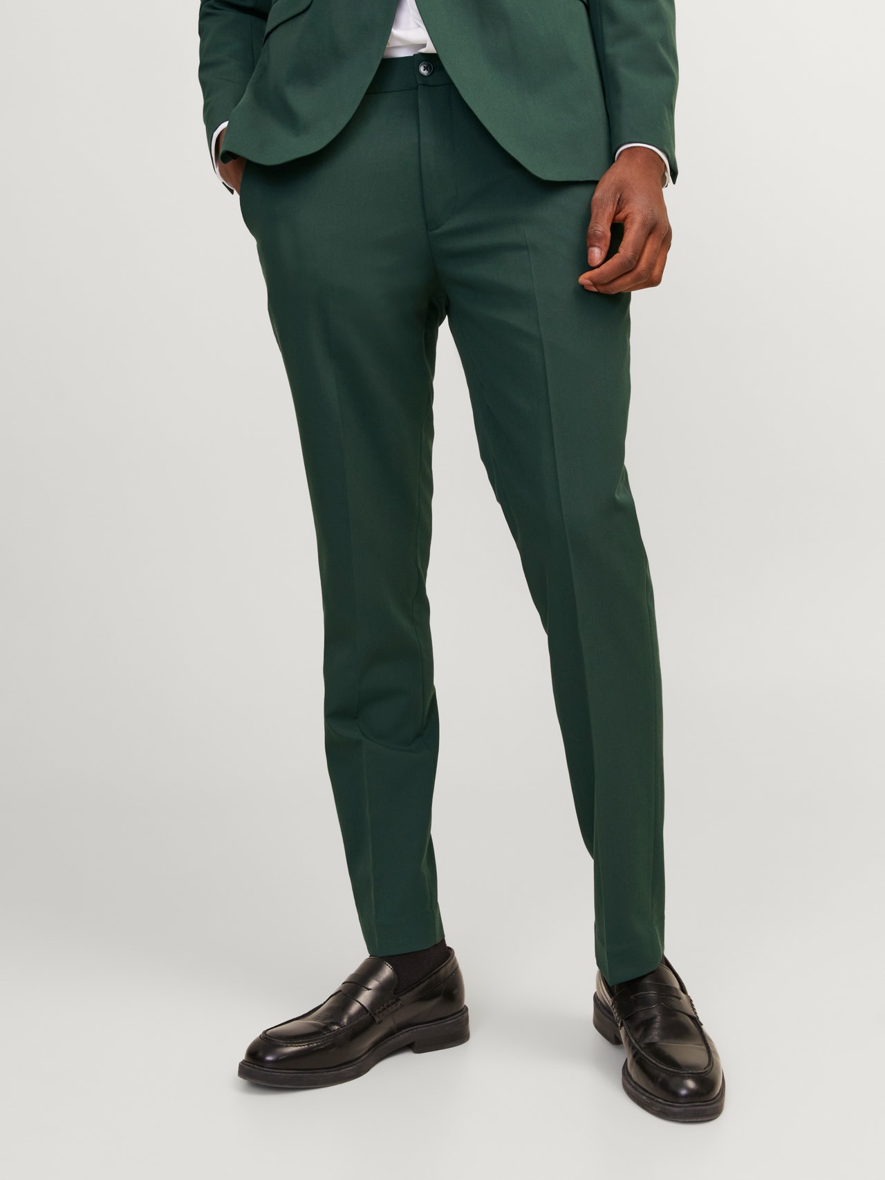 Jack & Jones JPRFRANCO Super Slim Fit Eleganckie spodnie -Darkest Spruce - 12199893