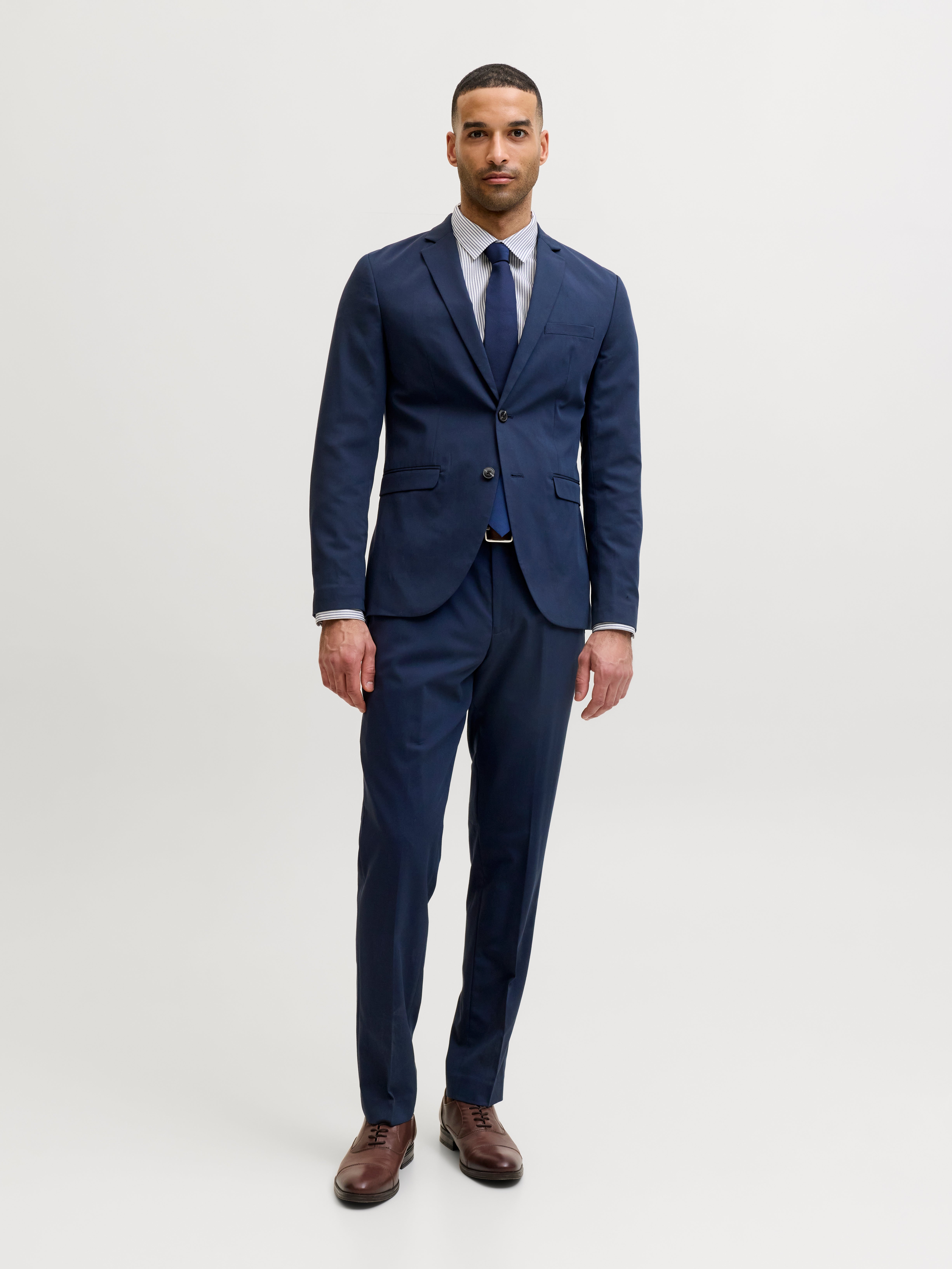 JACK&JONES PLUS Jprfranco Trouser PS Noos – Pantaloni Eleganti Uomo Slim Fit, Vita Regolare, Chiusura Lampo, Tasche Posteriori - 3