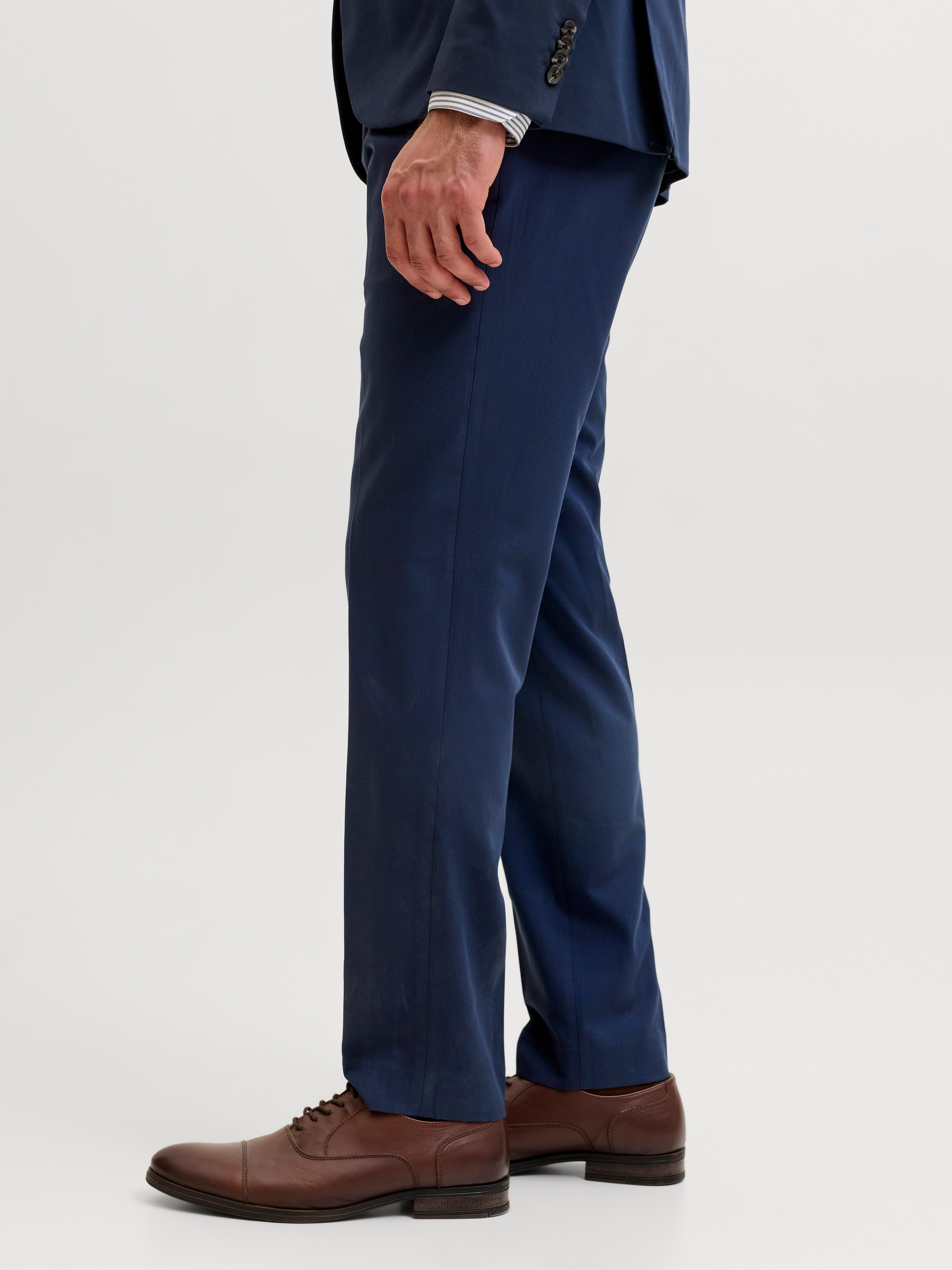 JACK & JONES Herren Anzughose SUPER Slim Fit - Elegante Business Hose Mit Paspeltaschen