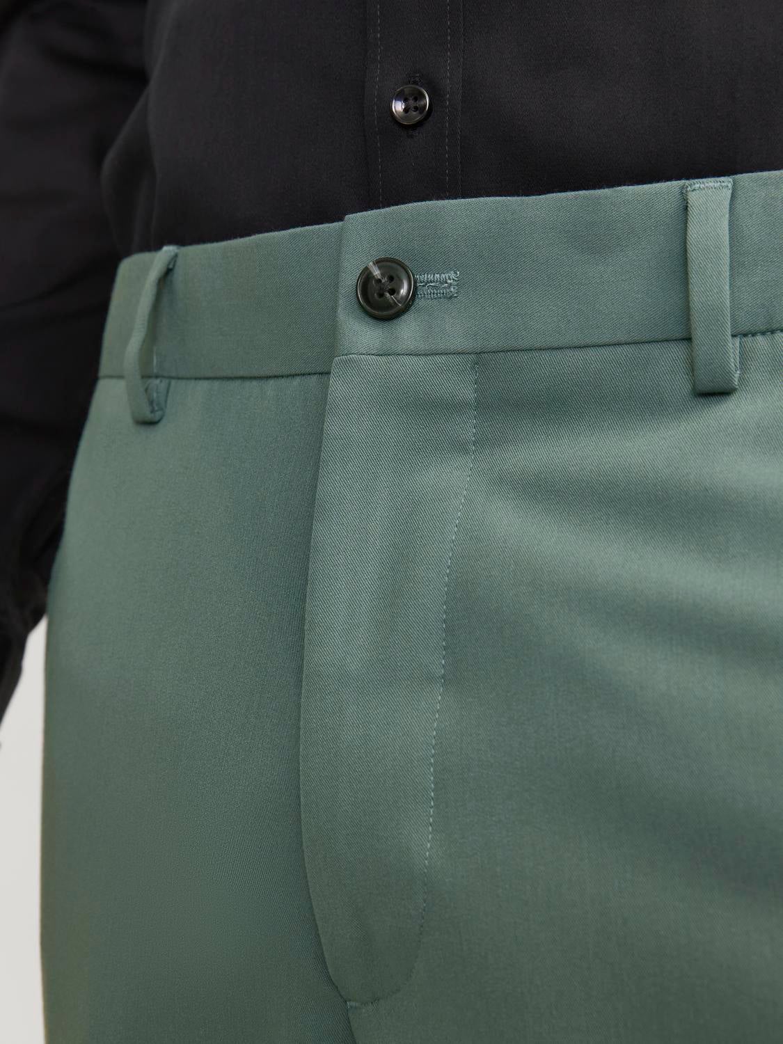 JPRFRANCO Super Slim Fit Tailored Trousers | Dark Green | Jack & Jones®