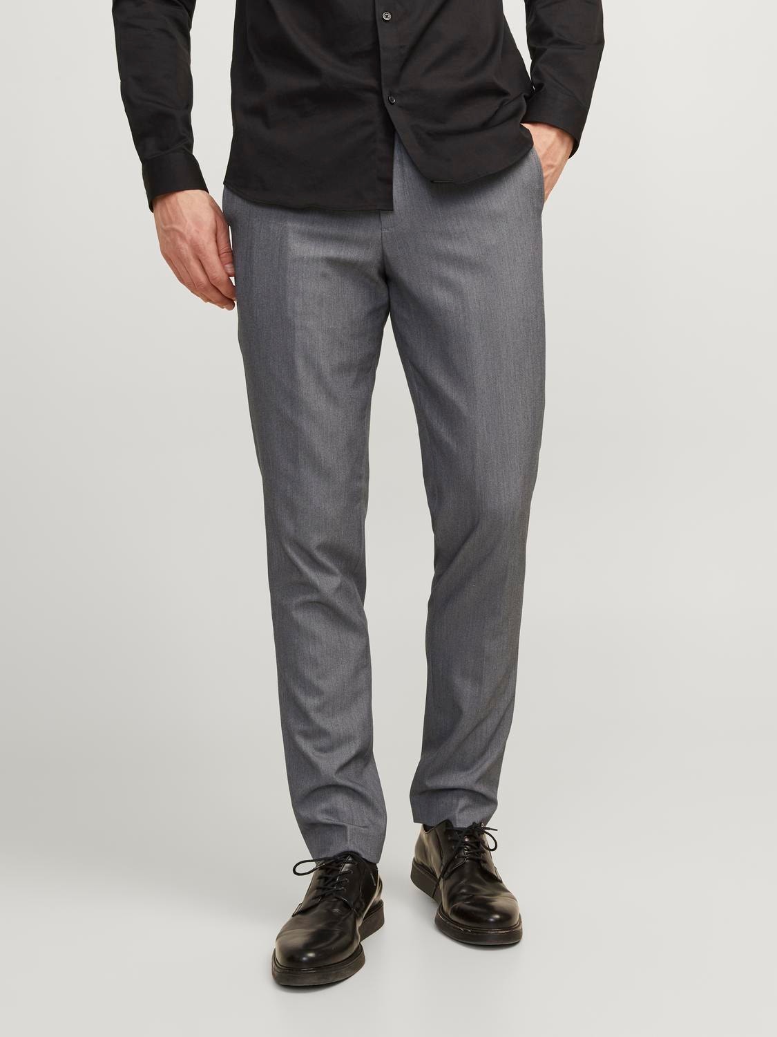 Jack & Jones JPRFRANCO Pantalones de vestir Super Slim Fit -Light Grey Melange - 12199893