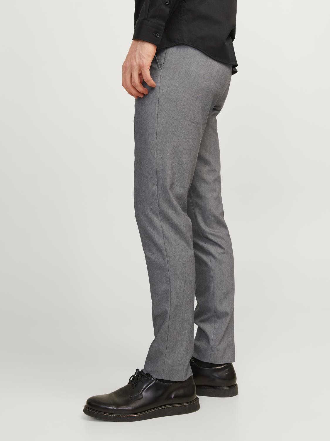 Jack & Jones JPRFRANCO Super Slim Fit Kalhoty na míru -Light Grey Melange - 12199893