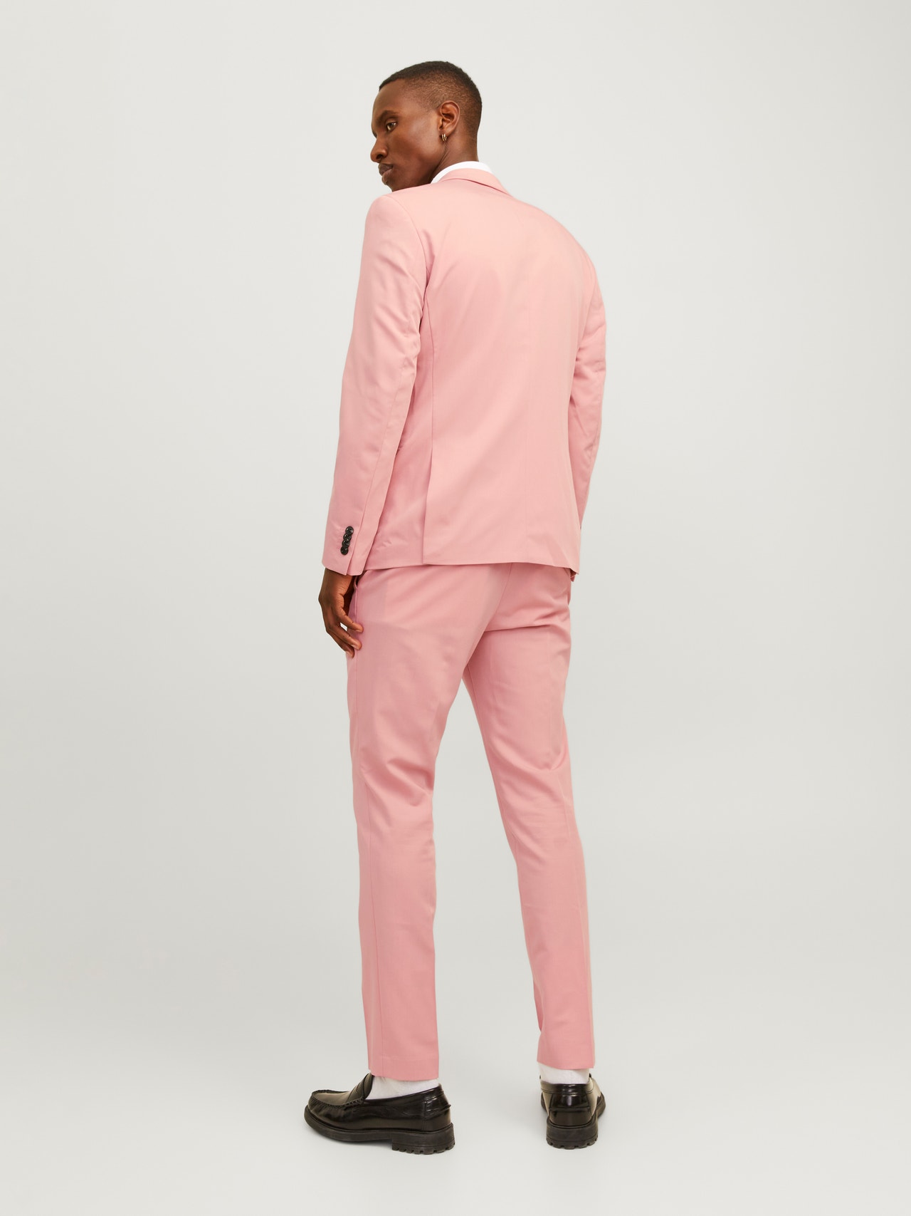 Men's Skinny Light Pink Suit Pants