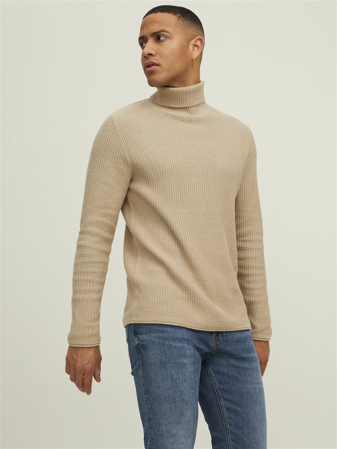 MEN FASHION Jumpers & Sweatshirts Knitted Jack & Jones jumper Brown L discount 63% 