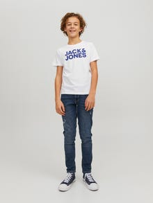 Jack & Jones 2-pack Logo T-shirt Junior -Navy Blazer - 12199947
