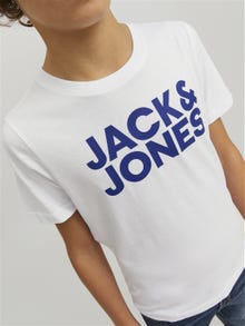 Jack & Jones 2-pak Z logo T-shirt Dla chłopców -Navy Blazer - 12199947