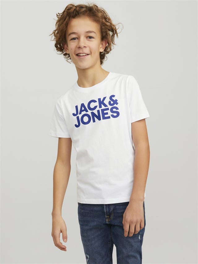 Jack & Jones 2-pak Logo T-shirt Til drenge - 12199947