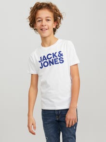 Jack & Jones 2-pack Logo T-shirt Junior -Navy Blazer - 12199947