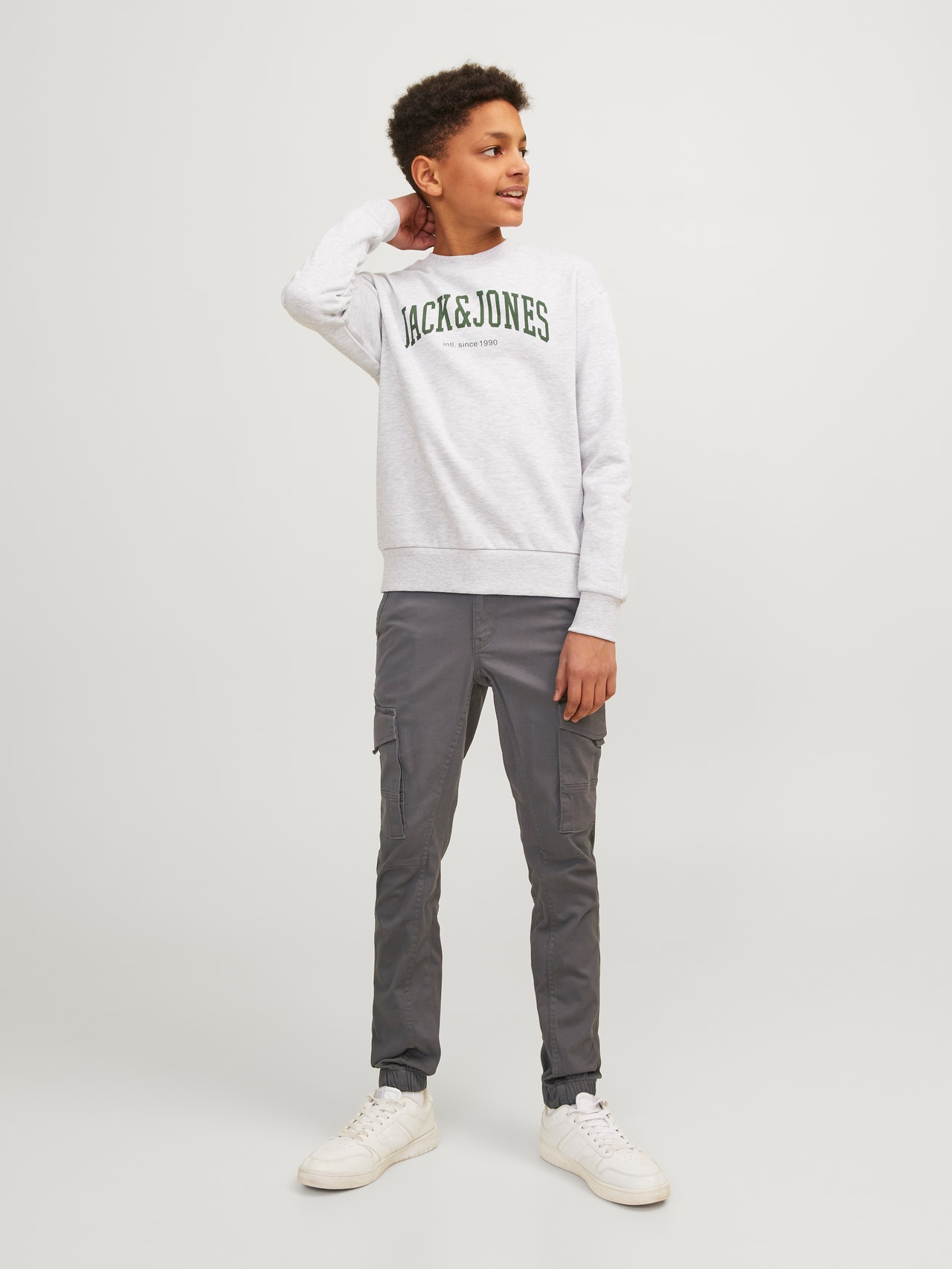 Pantalon cargo Junior | Vert foncé | Jack & Jones Pantalon cargo Junior | Vert foncé | Jack & Jones