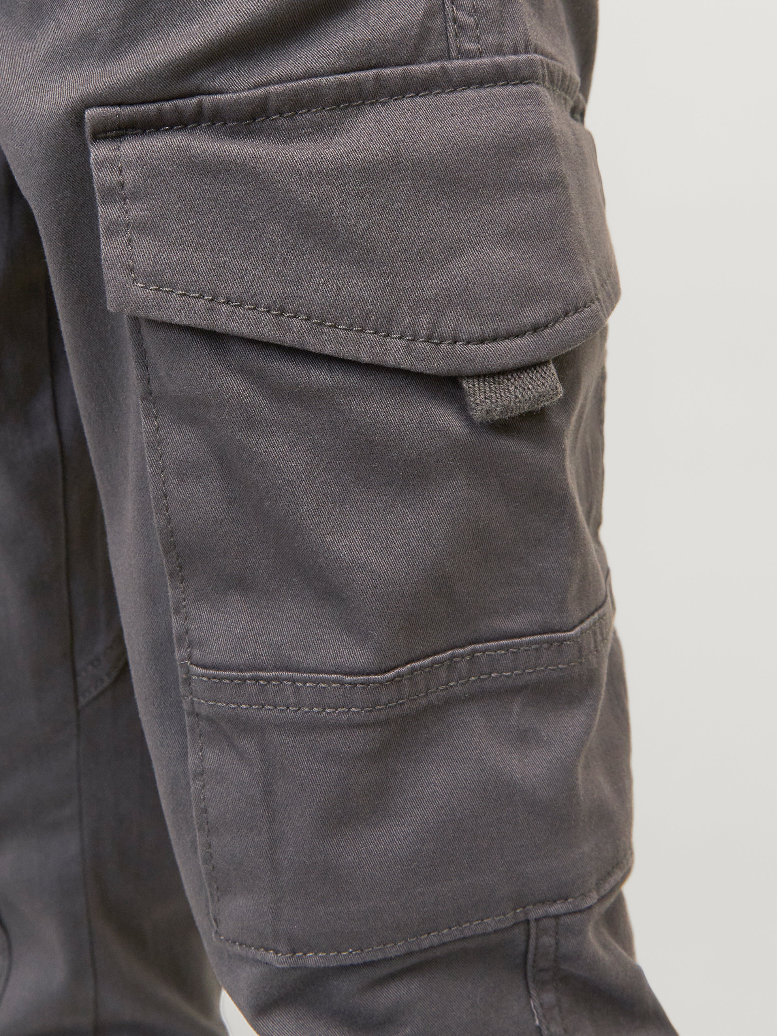 Short cargo Lens en coton mélangé en gris – C P Company Kids