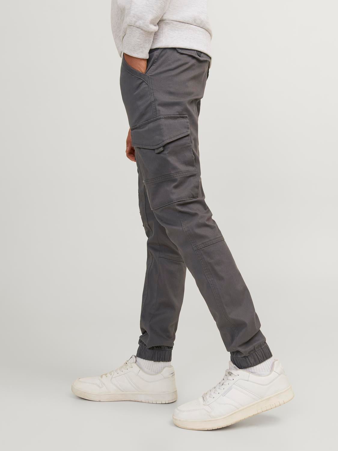 Boys grey clearance cargo trousers