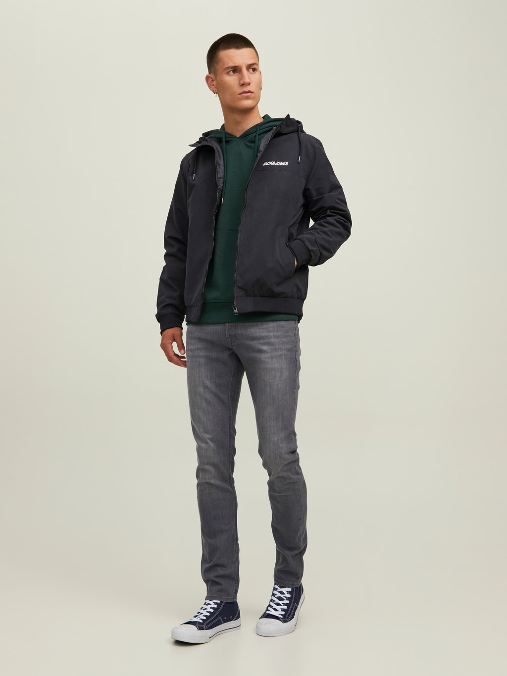 Light bomber jacket | Black | Jack & Jones®
