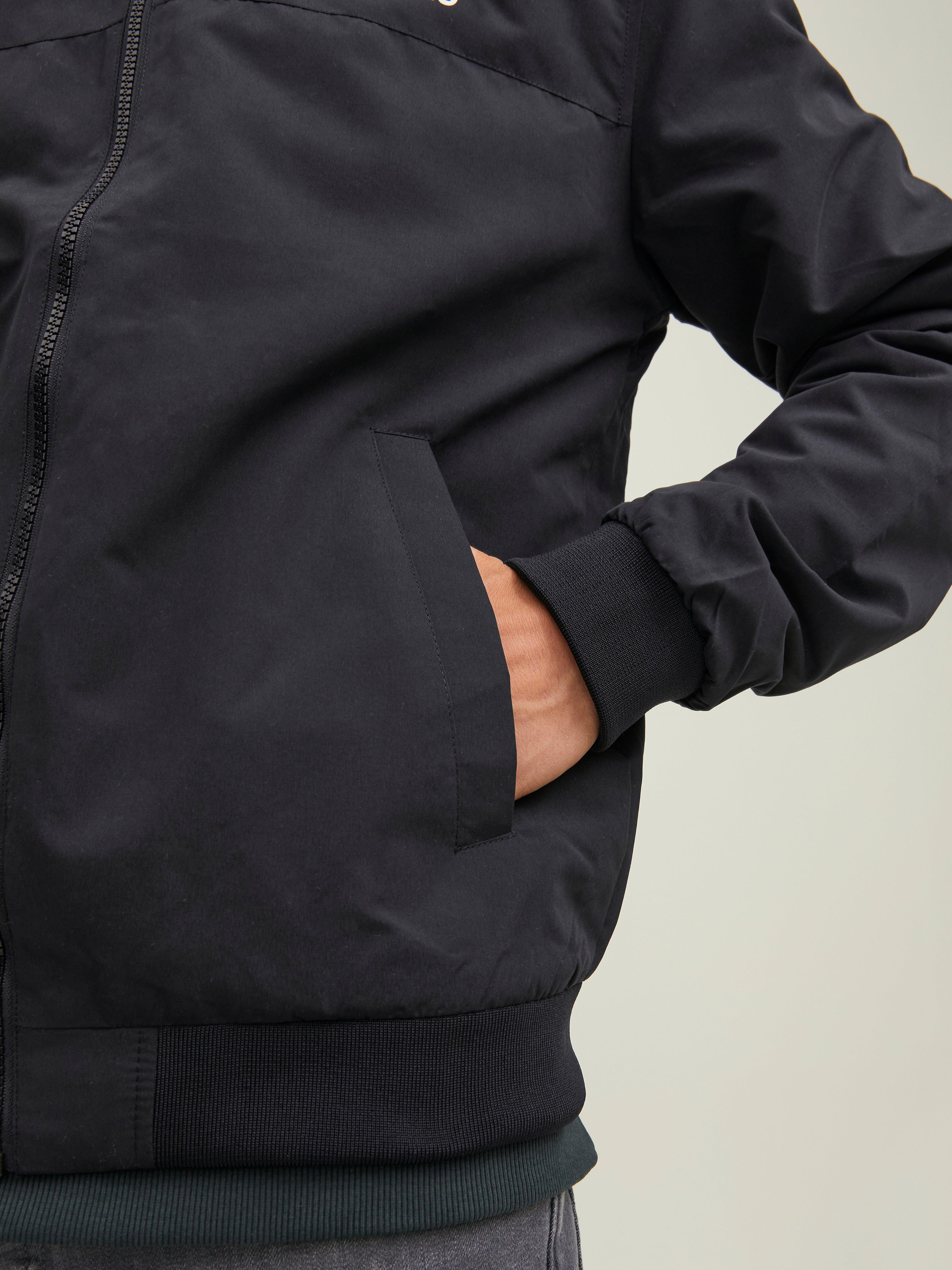 Marc Ellis giubbino bomber con paillettes nero argento