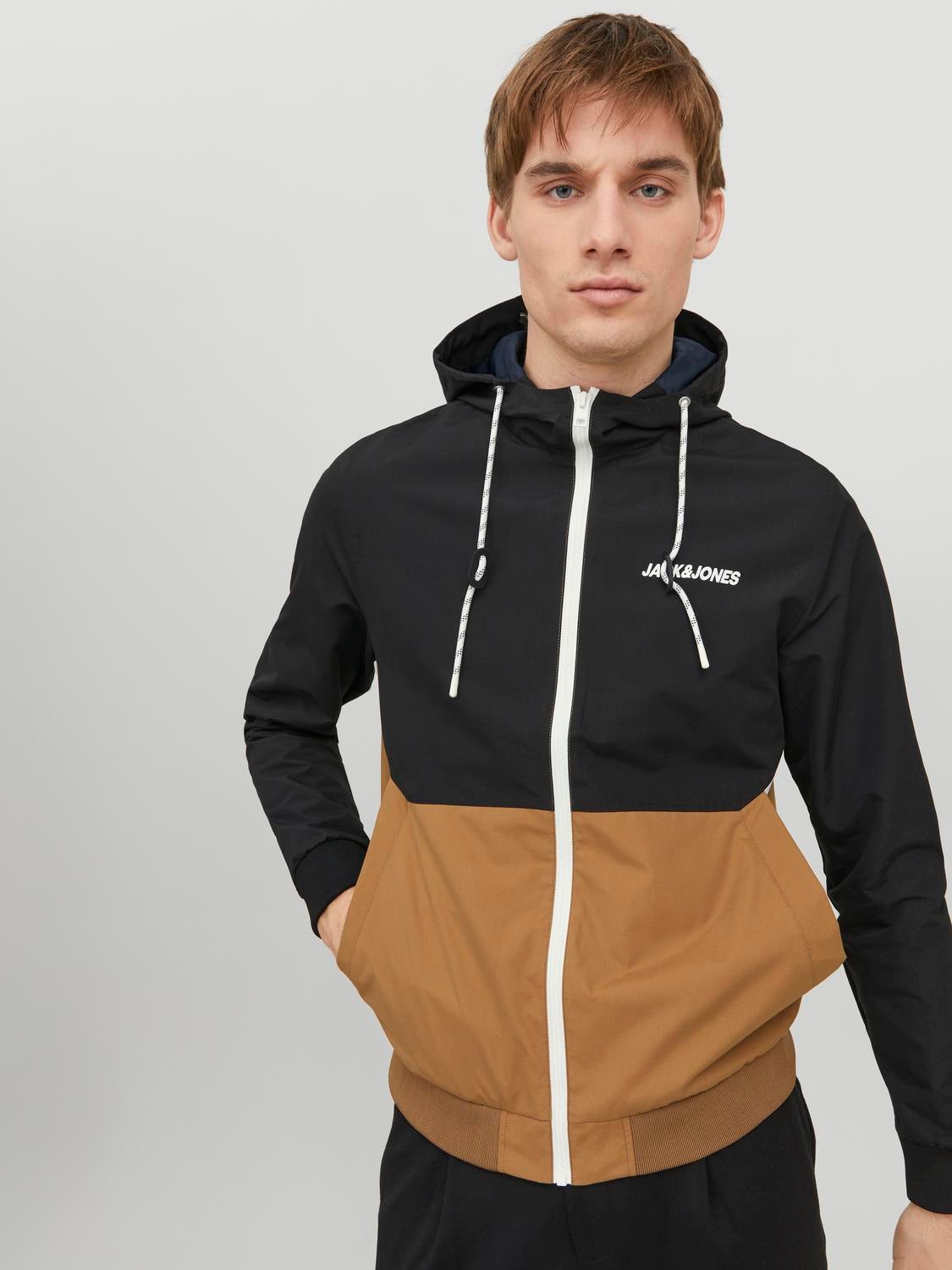 Jack & Jones Khaki Quilted Puffer Bomber Jacket | New Look