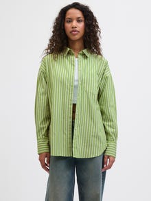 JJXX JXJAMIE Poplinskjorte -Parrot Green - 12200353