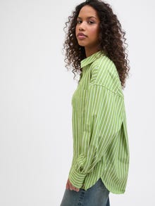 JJXX JXJAMIE Poplinskjorte -Parrot Green - 12200353