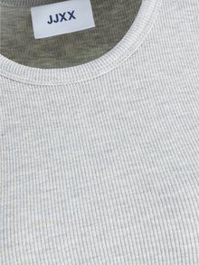 JJXX JXFELINE pitkähihainen t-paita -Light Grey Melange - 12200402