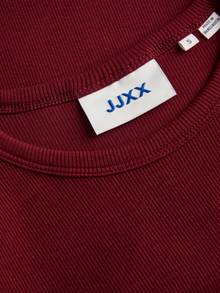JJXX JXFELINE maglietta a manica lunga -Cabernet - 12200402