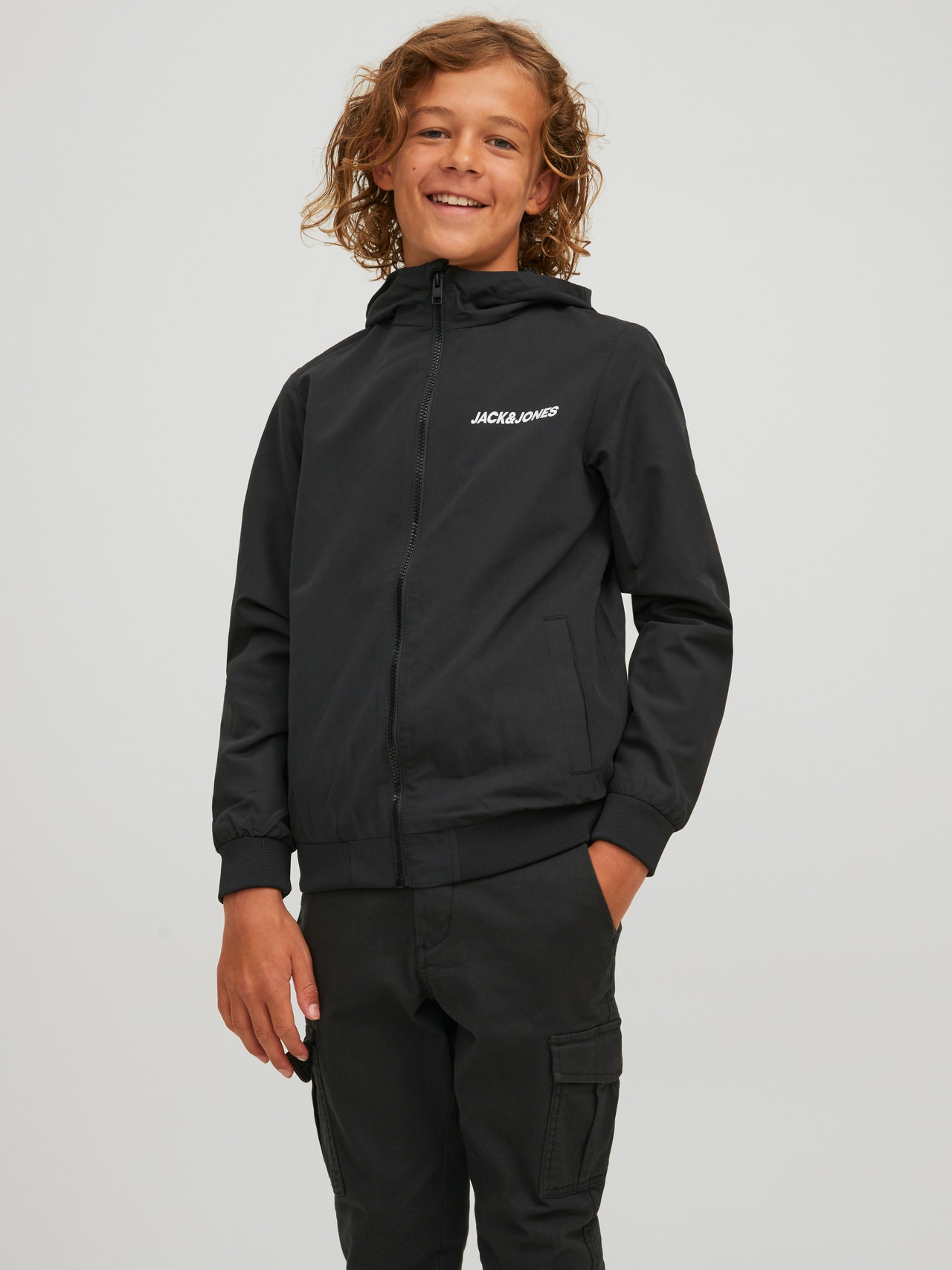 Jack & Jones Softshell dzseki Ifjúsági -Black - 12200453