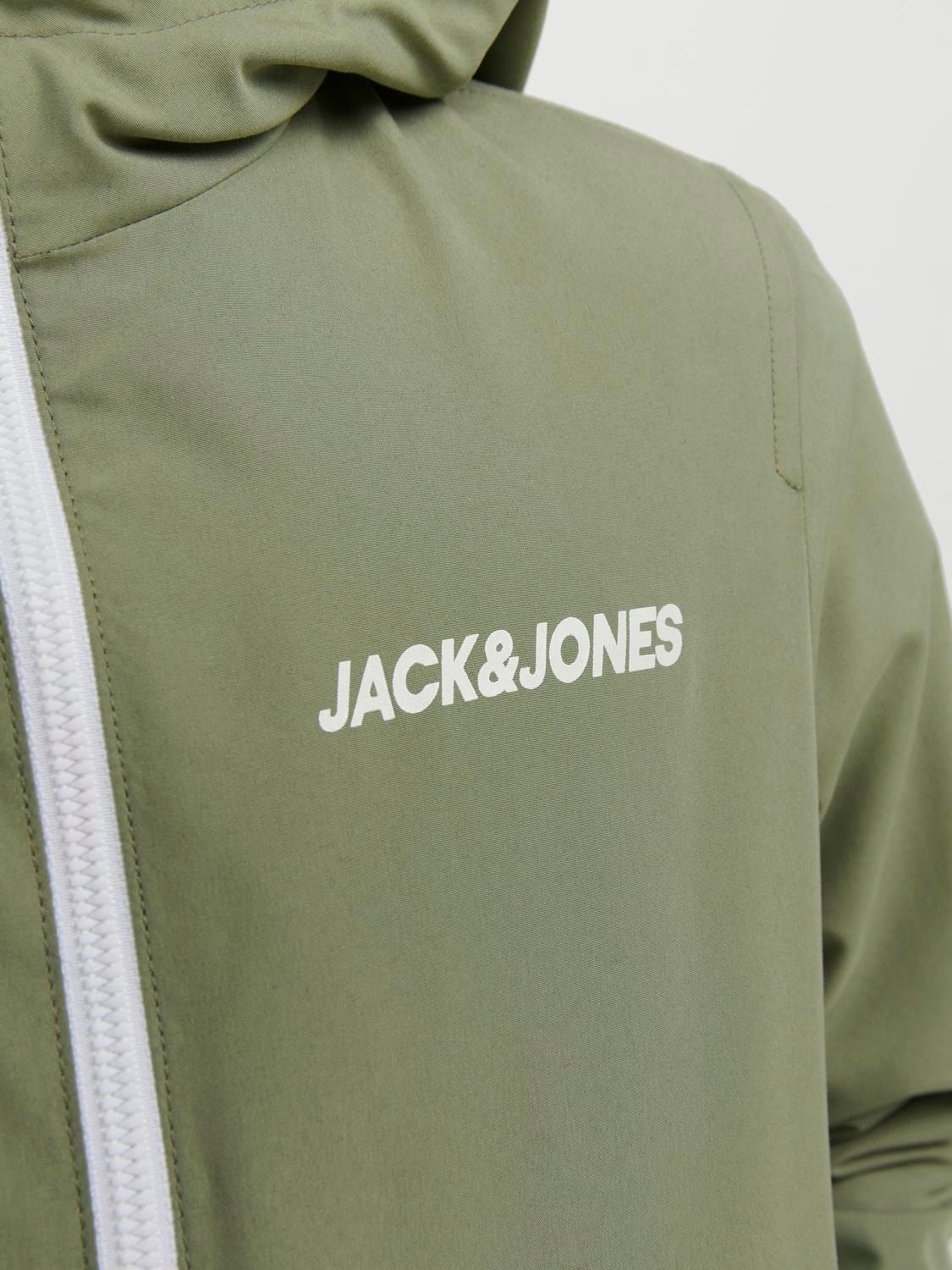 Jack & Jones Εφαρμοστό μπουφάν Για αγόρια -Oil Green - 12200453