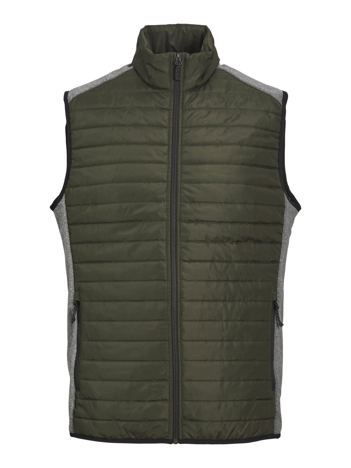 Buy Jack & Jones Men Solid Mock Collar Sleeveless Puffer Jacket - Jackets  for Men 19349014 | Myntra