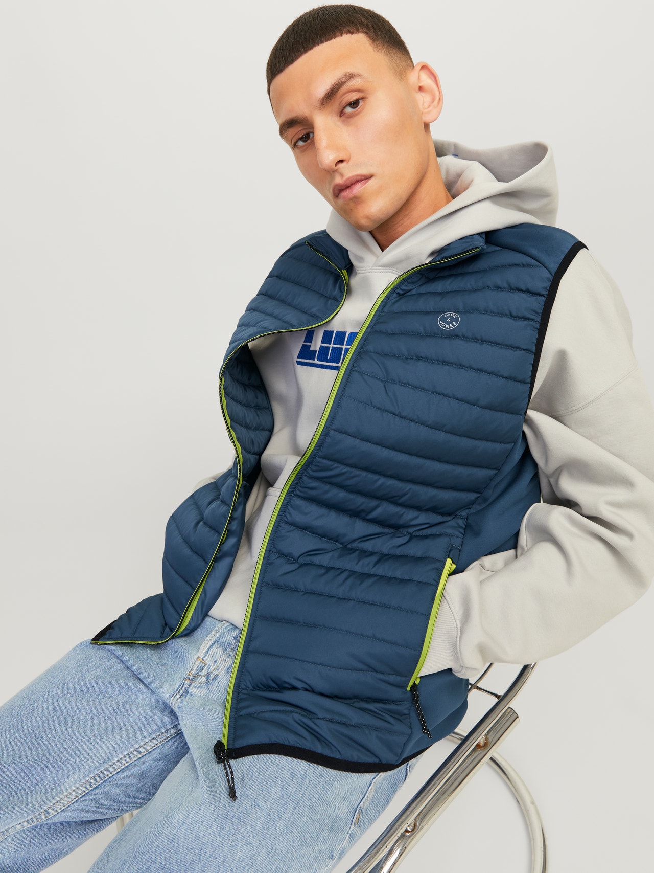 Jack & Jones Pūslinis liemenė -Ensign Blue - 12200684