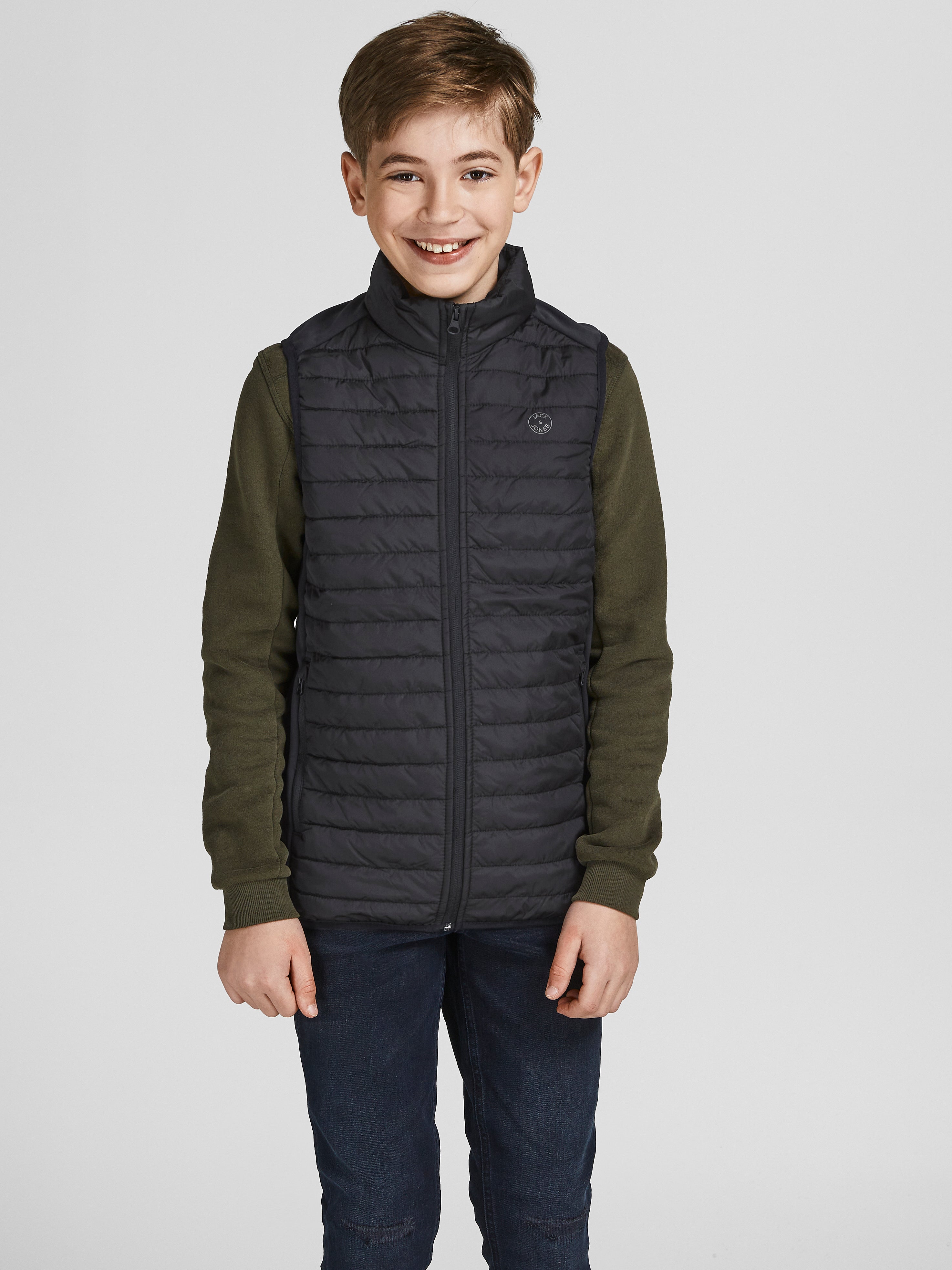 Boys hot sale black gillet