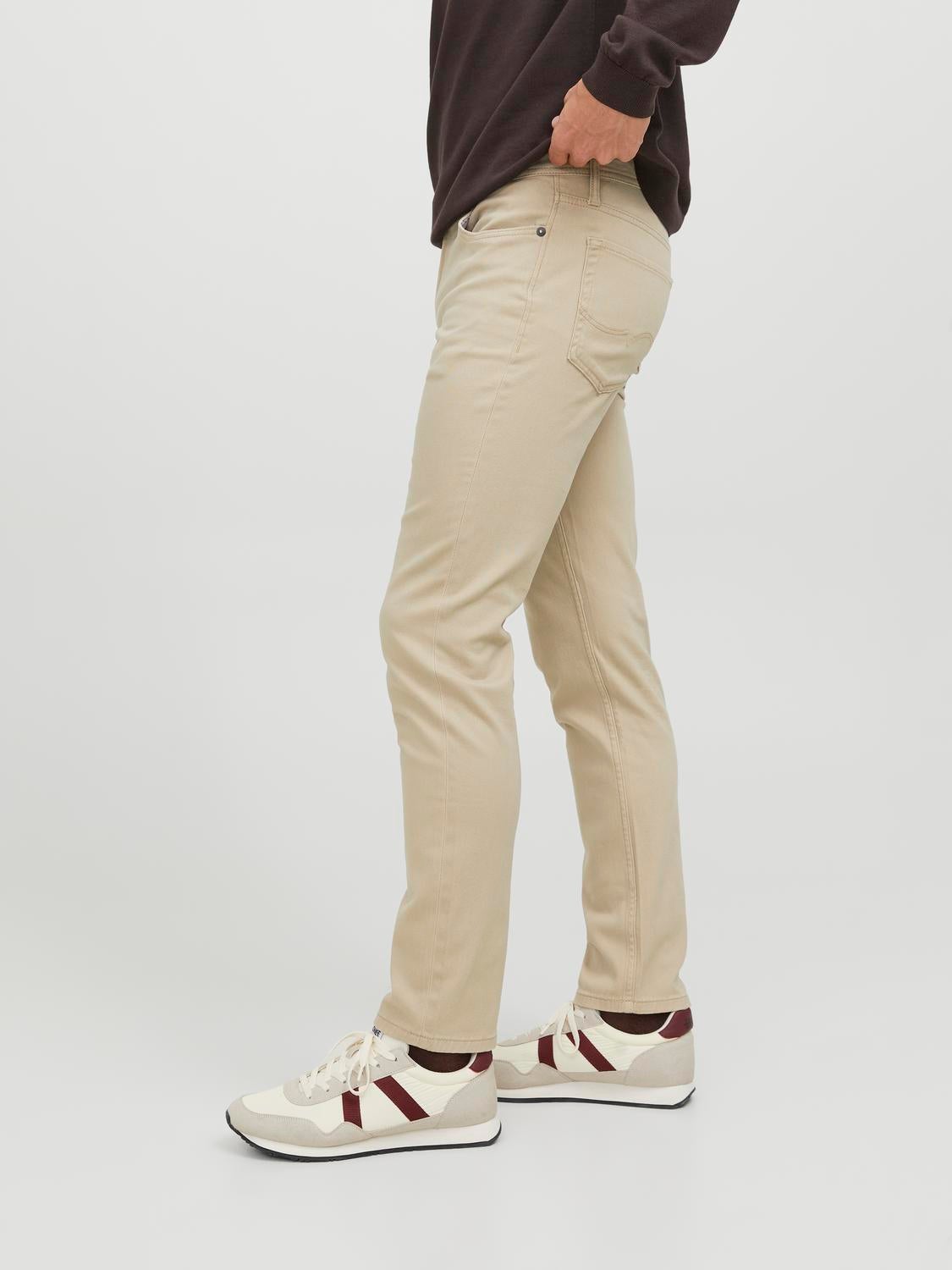 JPSTGLENN JJORIGINAL AKM 5-pocket trousers | Beige | Jack & Jones®