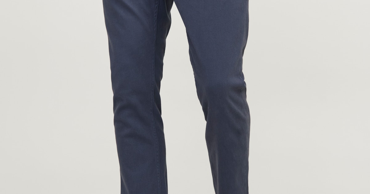 Trousers Jack & Jones Jpstmaui Jj Solid Navy