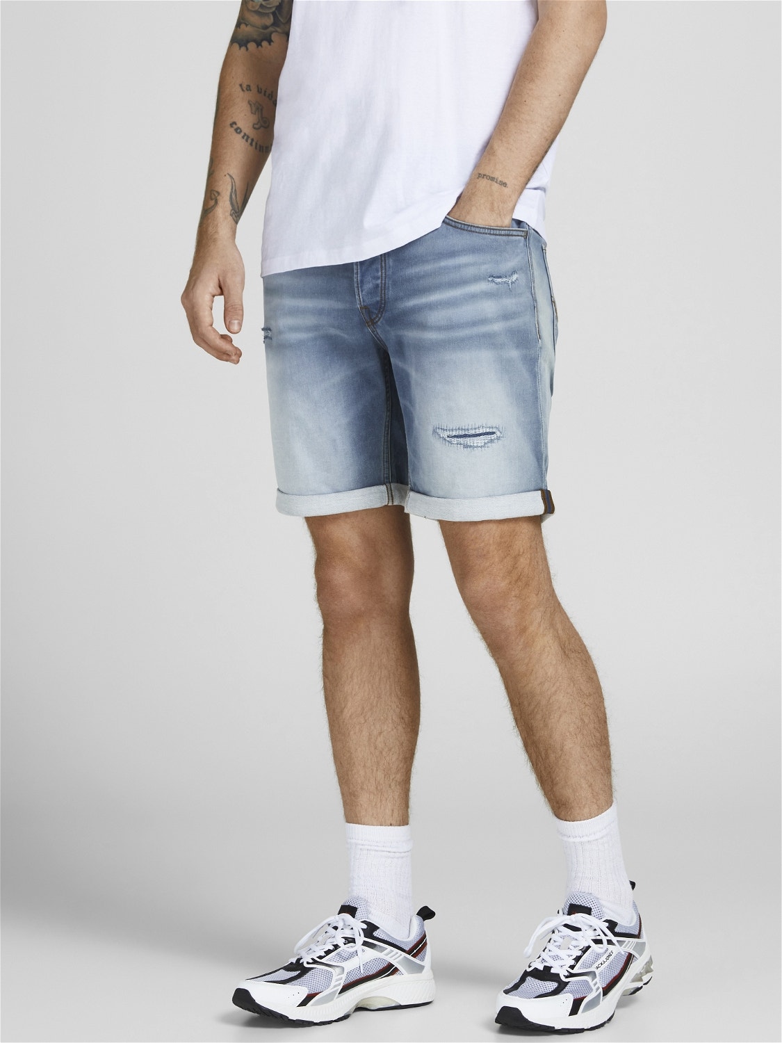Jack & Jones Regular Fit Denim shorts -Blue Denim - 12201638