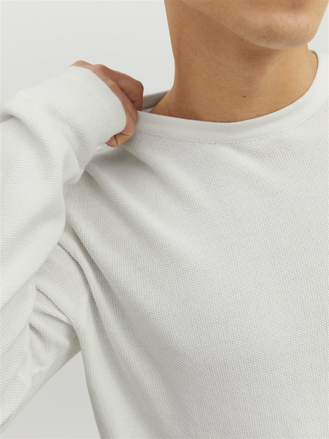 As colour crew online neck jumper