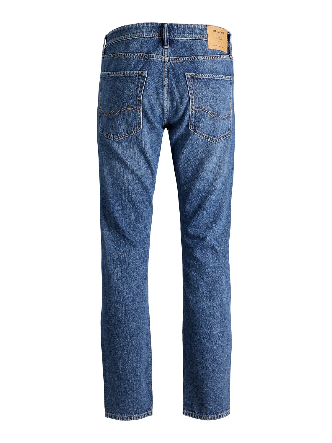 JJIMIKE JJORIGINAL MF 123 Tapered fit jeans | Medium Blue | Jack & Jones®