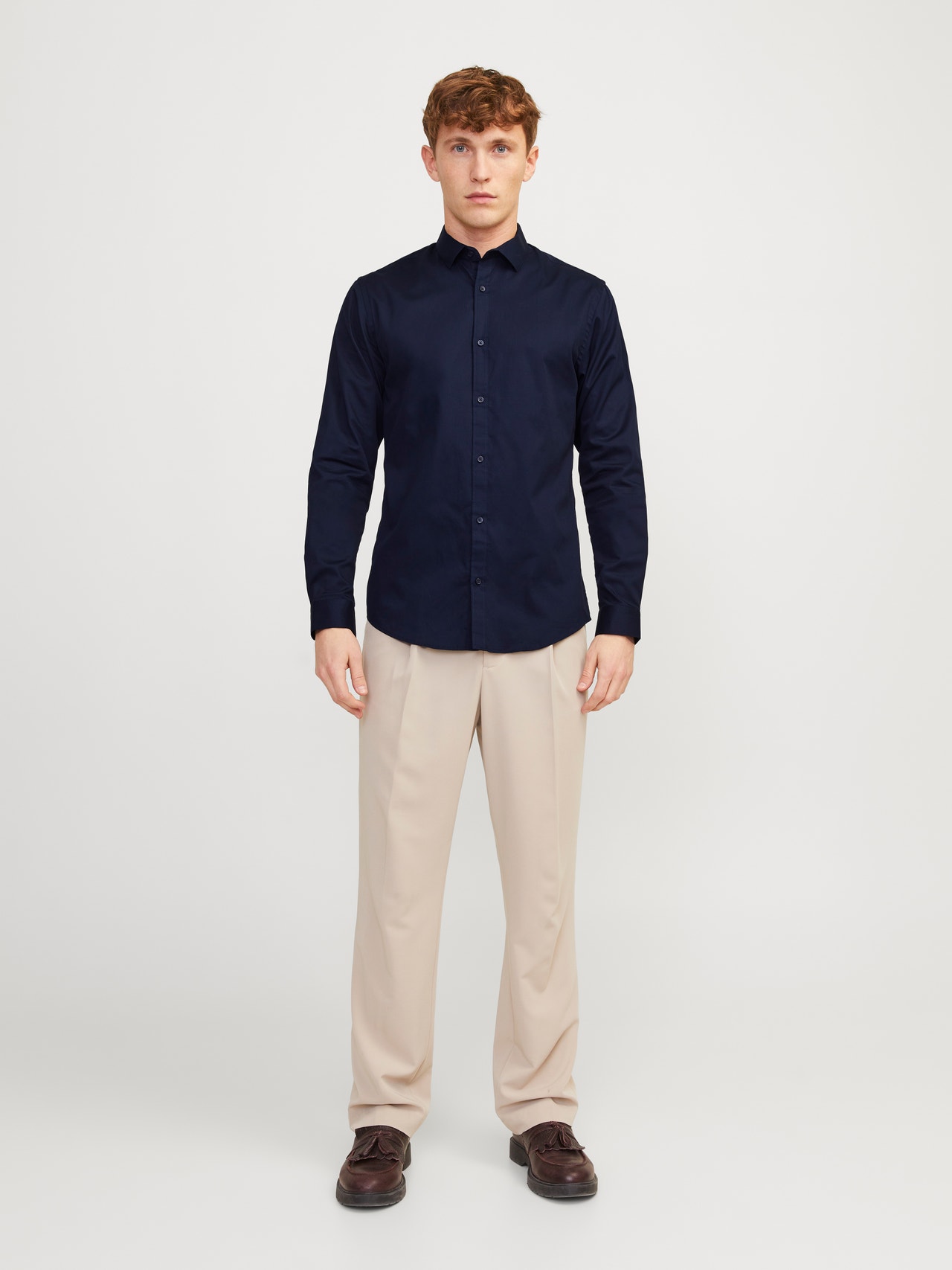 Jack & Jones Camisa formal Slim Fit -Navy Blazer - 12201905