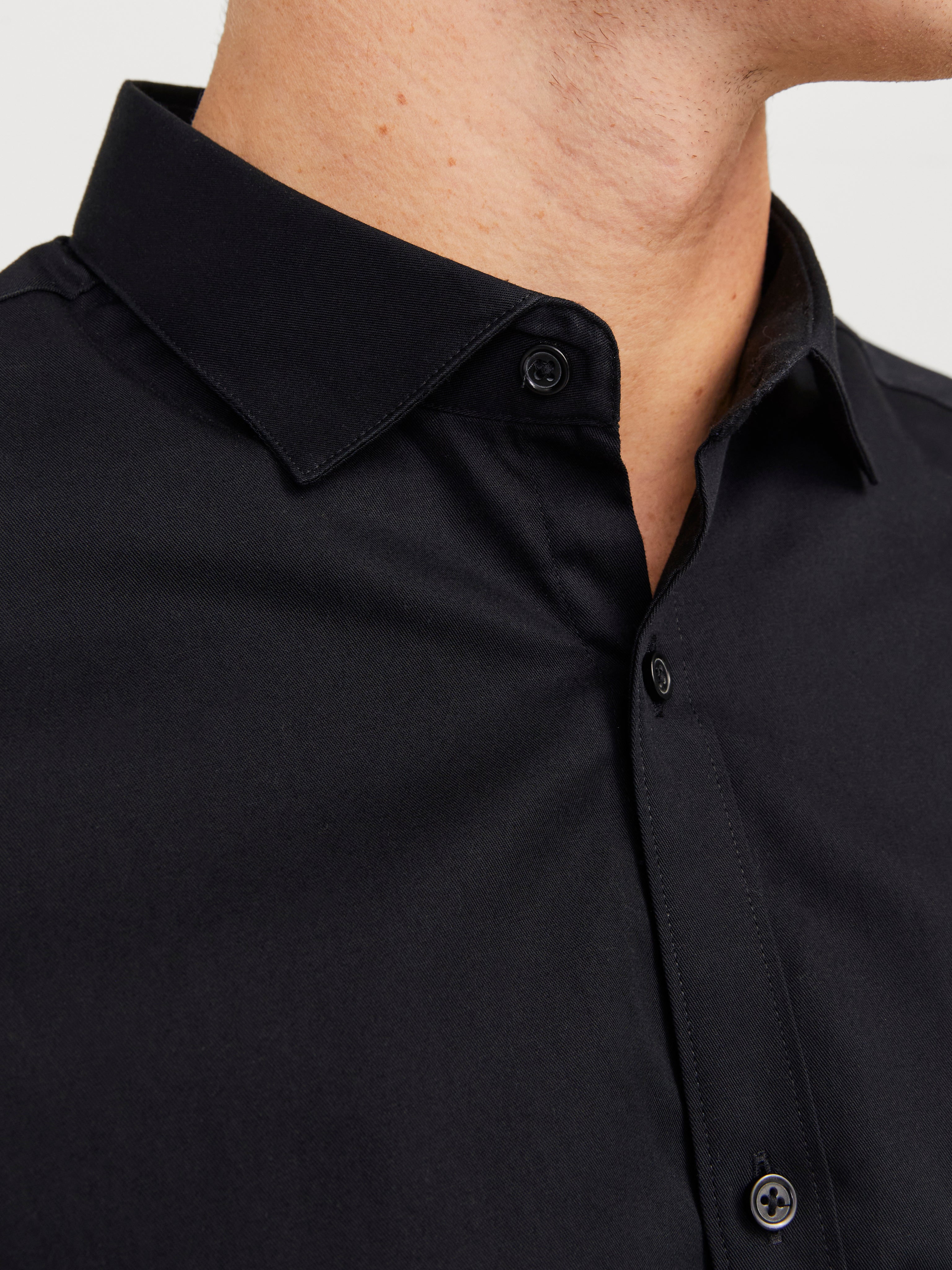 Btmpmcs Herenoverhemd met lange mouwen, effen, stretch, formeel overhemd, casual, slim, strijkvrij, Oxford-shirt, slim fit, zakelijk, button-down overhemd met zak, Grijs, M