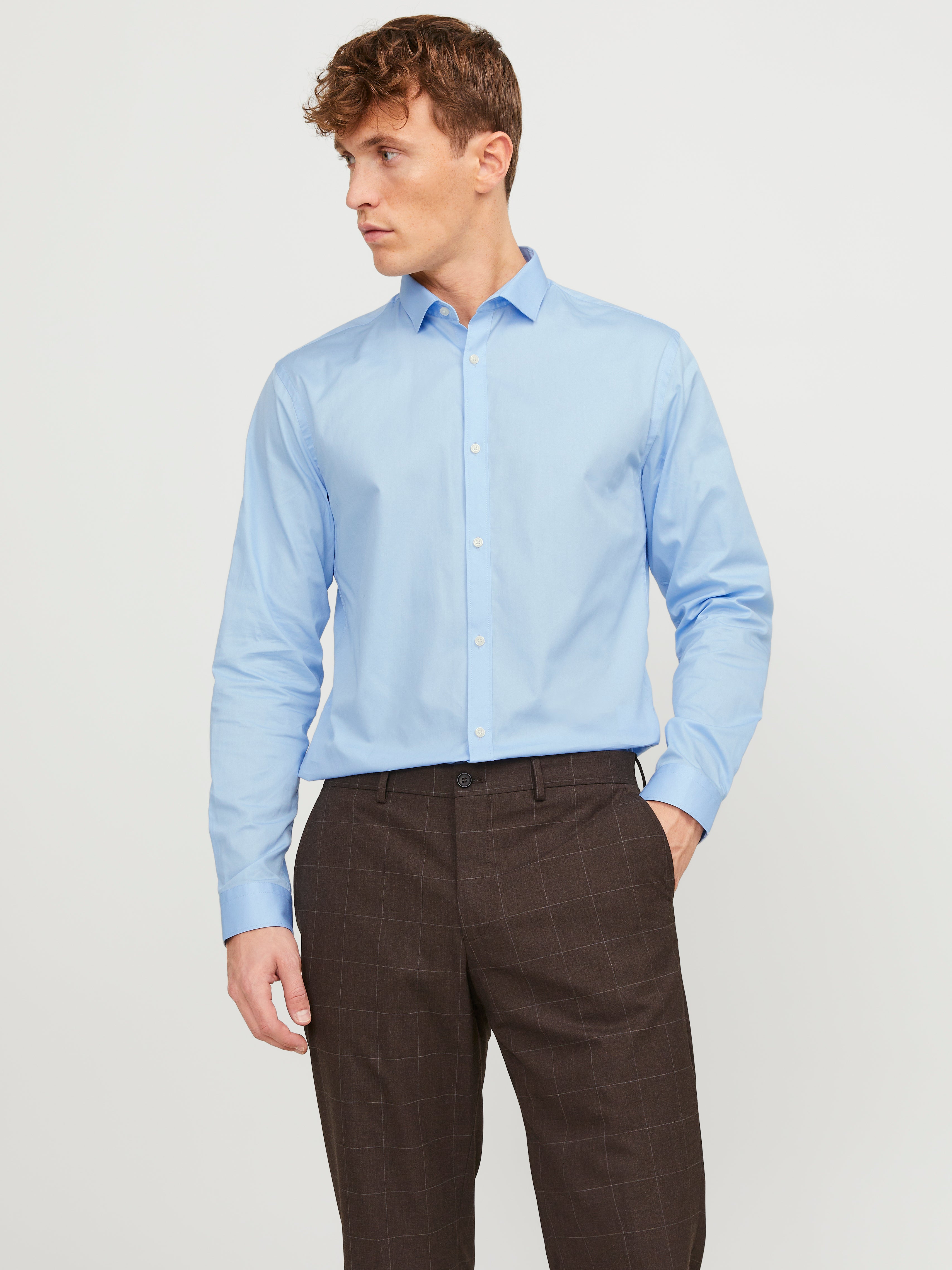 Lot De 2 Chemises D'école Manches Longues NEXT - Coupe Slim, Facile à Repasser, Blancheur Longue Durée